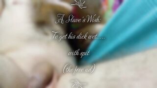 Spit Slave JOI caption Story by Femdom Mistress doing Spit Job