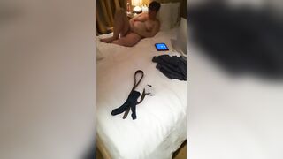 Excellent strip by busty British wife shows all