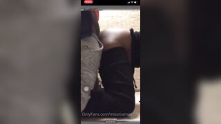 Sneaky Sex Backshots in Stairwell ????