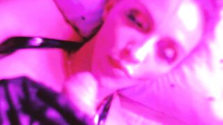 Sweet Spot Fuck Big Dick in Mouth Eva Latex Pussy Pvc Vinyl Dress Fetish Mature MILF Goddess Gonzo