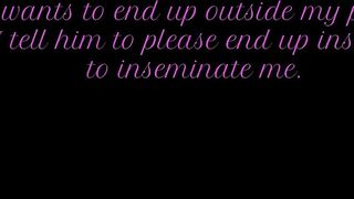 My wife Surprised and inseminated  at our home