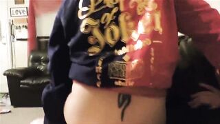 Wife dressed like arkham slut blows big cock and fucks whore