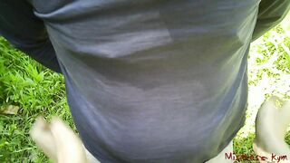 Femdom BDSM in a Public Park HD