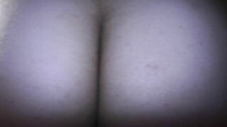 Caught pregnant wife with fresh creampie leaking from pussy