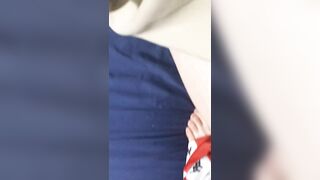 生意気なピンクの髪の友達に3日間洗ってないちんぽを舐めさせる【主観フェラ】