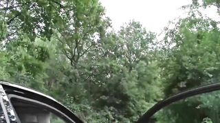 hei,er Sex im Freien mit sexy Br,nette