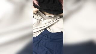 【変態でごめんなさい】マゾ女に喉奥までフェラ調教