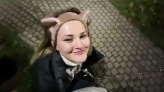 Adventures of a Cat. Episode 3: the Owner Walks, Feeds his Cat on the Street!