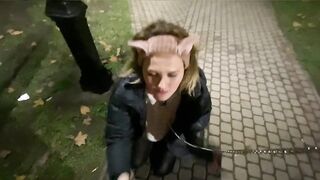 Adventures of a Cat. Episode 3: the Owner Walks, Feeds his Cat on the Street!