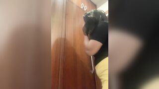 Girlfriend caught changing dress- sexy big boobs and ass of nai padosan