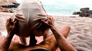 Sex on the Beach on Holiday with horny girlfriend