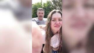 Pam & Ed Dirtiest Devon Amateurs in public dogging slut milf huge swinging tits heels secretary outdoor car sex