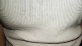 My best friend came over to my house. She has a terrible sexual need.