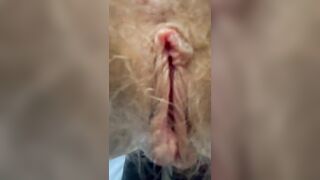 Wanking off to girlfriend ass and pussy