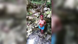 Poconos Redhead Teen Outdoors Encompass Forested Peaks Covid-19 Quarantine Boobs Flash