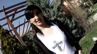 Sandra Black, Mugur, Giotto Double Penetration, Anal Swallow EURO Baby Bitch, hardcore, outdoor, swallow cum, Teasing#1