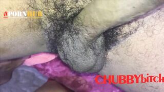 Blindfold Wife Suck Cock and get Hair in Side Mouth