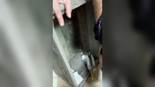 Tina the slut stepmom French after bukkake sperm on ass pussy boobs face mouth covered by 15 guys in blowbang this bitch