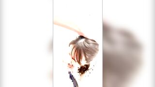 【素人×大学生】ちんちん大好き淫乱女子から連絡きたので昼間から公衆トイレで咥えさせてきた。