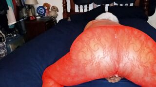 Feeling Horny In My Red Lace Bodystocking