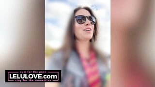 Babe takes a huge facial & 2 cumshots on her ass between daily candid vlogs - Lelu Love