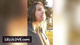 Babe takes a huge facial & 2 cumshots on her ass between daily candid vlogs - Lelu Love