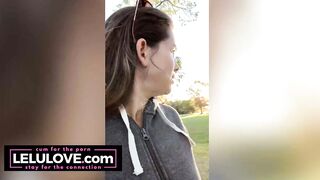 Babe takes a huge facial & 2 cumshots on her ass between daily candid vlogs - Lelu Love