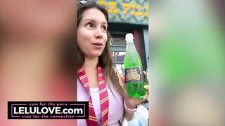 Babe sharing candid daily adventures miXXXed with behind the scenes sexiness & pussy closeups & queefing - Lelu Love