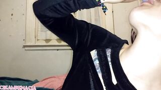 Universitaria argentina recibe follada anal, Creampie y se traga la leche