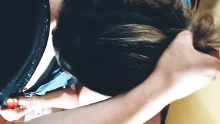 she sucks my dick secretly from her family during quarantine