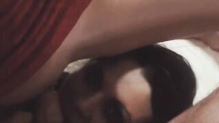 Threesome Layla Vargo sucking my cock and eating Artemisia Love pussy