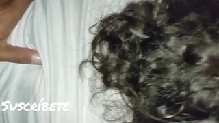 Rico creampie a mi novia