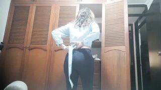 I change my clothes in front of the camera in my virtual class