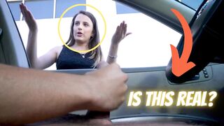 IS THIS REAL?: Girl is shocked to see man jerking off, and starts an argument.