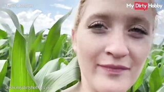 MyDirtyHobby - Slutty Teen Barbie_Brilliant Walks In The Corn Field Looking For A Nice Cock To Ride