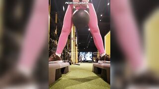 Teen Public Gym Tease And Masturbation In Public Gym Sauna