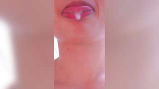 Video of saliva dripping high quality