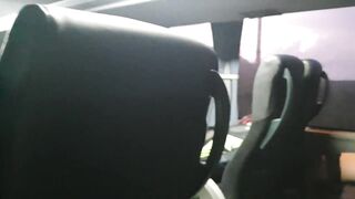 Risky Public Bus Girl Masturbation Of Hairy Pussy! Many People Around!