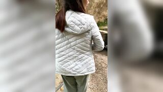 almost and they see us fucking outdoors