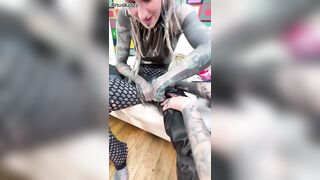 Anuskatzz loves overknee high heels - behind the scenes shooting for Z-filmz and Onlyfans