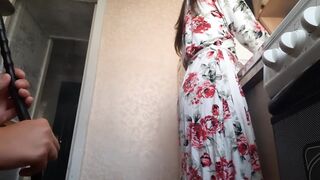 I could not resist fucking my girlfriend in the kitchen when she was washing the dishes - IkaSmokS