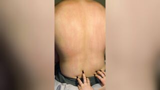 Long Black Nails Scratching Slaves Back I MyNastyFantasy