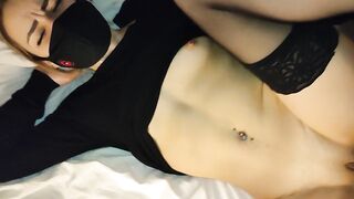 Step sister in stockings! fucked her in the ass. ANAL