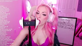 ASMR Stepsis Licks your Ears Lingerie to Nude... Onlyfans ASMR