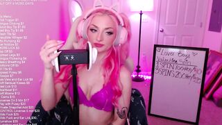 ASMR Stepsis Licks your Ears Lingerie to Nude... Onlyfans ASMR