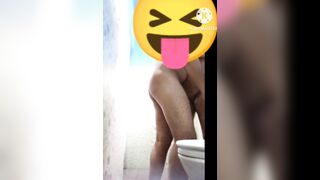 My ex girlfriend sex toylet dogy style