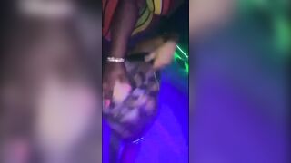 Twerking video and stripping on pole fab jerking off try not to cum