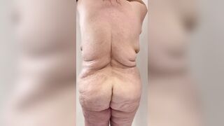 Big tit SSBBW masturbates to orgasm in soapy shower scene