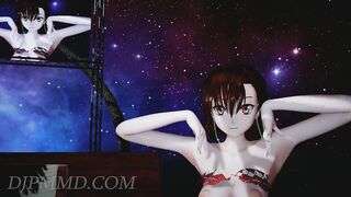 MMD R18 Misaka Ver5.6 - Twice - I Can't Stop Me Beach Stage 1296