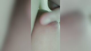 Fat slut has fun clamping & playing with clothes pins on nipples